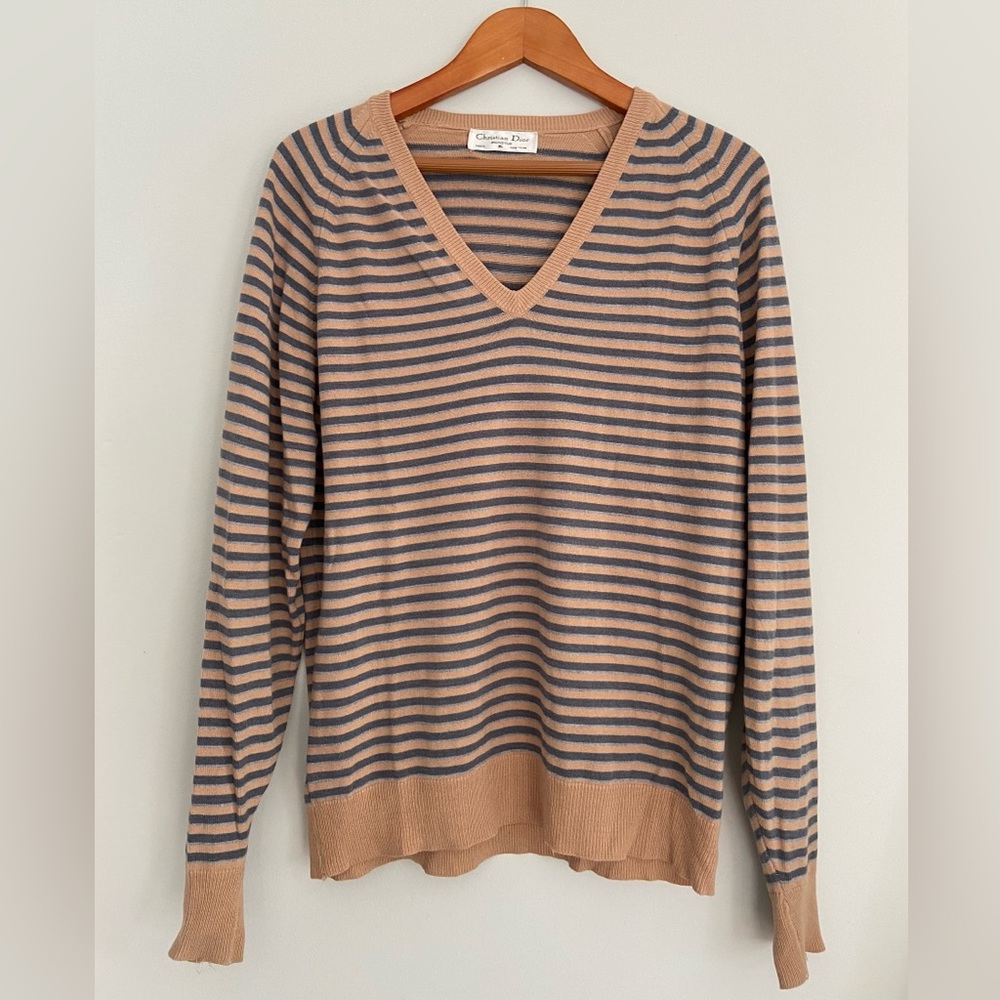 Christian Dior size XL v neck sweater